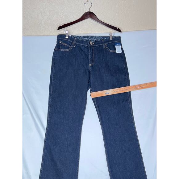 Wrangler Q-Baby NEW jeans size 14 mid-rise stretch boot cut western riding - Picture 6 of 13